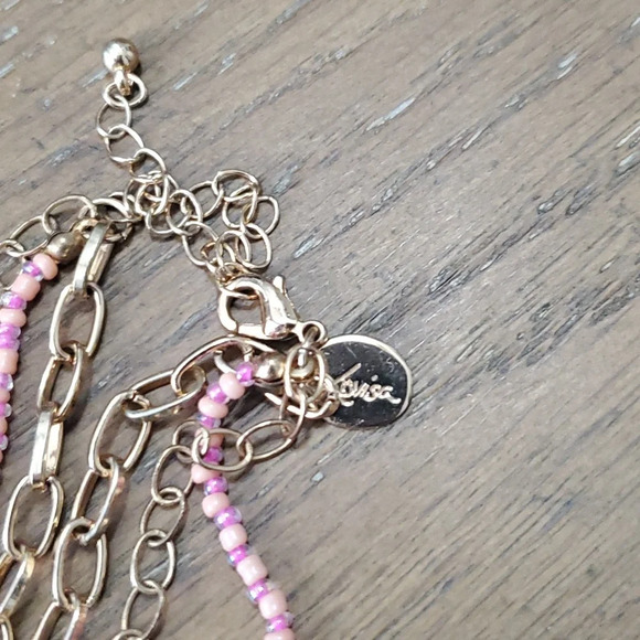 2 Lovisa beaded necklaces. 1 3 strand and 1 single strand - Picture 4 of 7